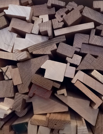 un très grand choix de baguettes de bois chez cadre a part paris